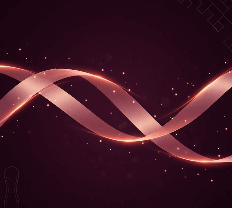 Fond de bannière abstrait rose poudré avec effet lumineux, destiné à l'appel à l'action final pour l'appareil anti-âge NanoSculpt™.